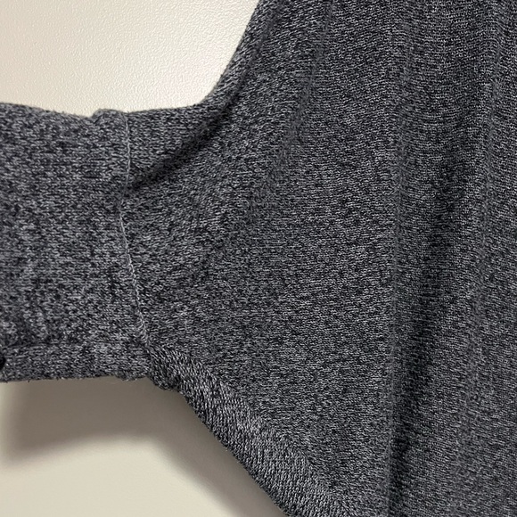 Poof dolman sleeve black/Gray Knit Sweater - Picture 2 of 4